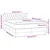 Vidaxl Box spring postelja z vzmetnico moder 140x190 cm blago