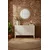 Hanah Home komoda Gumus 120, 120 cm, bela / travertin
