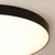 LED plafonsko svetlo MAYA LED/36W/230V prečnik 50 cm crna