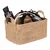 WENKO 64471100 - Korpa JUNA 24x17 cm braon