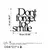 Wallity Zidna dekoracija Dont Forget To Smile 183, 67x70cm, Crna