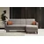 ATELIER DEL SOFA Ugaona garnitura Polya Light Grey