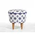 Atelier del Sofa Tabure Plavo-Belo