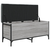 Klupa za cipele siva boja hrasta 102x42x45 cm konstruirano drvo