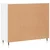 Vidaxl Komoda bela 90x34x80 cm konstruiran les