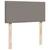 Vidaxl Box spring postelja z vzmetnico taupe 90x190 cm blago