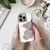 TEDDY BEAR maska za iPhone 16 Pro Max - pink