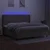 Vidaxl Box spring postelja z vzmetnico LED taupe 200x200 cm blago