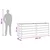 Vidaxl Vrtna visoka greda Rjava 250 x 50 x 91 cm