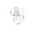 Opviq zidna lampa APG0015, 1 × GU10, žuta