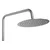 Komplet za prhanje s termostatom REA VINCENT INOX Brushed Nickel