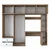 Hanah home Dečiji radni sto 240x216,8x42,5cm Orah
