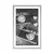 Plakat s paspartujem dva retro fotoaparata v črnobeli varianti - 20x30 silver