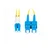 Lanberg SM SC/UPC-LC/UPC DUPLEX 3.0mm LSZH G657A1 2m rumen optični patchcord