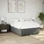 Vidaxl Box spring posteljni z vzmetnico temno siv 140x190 cm blago