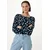 MEXX Ženska bluza, Teget-bela