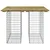 Vrtni stol Gabion Dizajn 100x102x72 cm Impregnirano drvo Bor