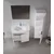 HANAH HOME Kupatilski ormarić sa umivaonikom i ogledalom (2 komada) Purus 80 473