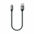 SATECHI USB-A to Lightning Braided Cable 25cm - Grey