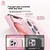 Divi Maska za mobilni telefon iPhone 12, Roze