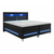 Boxspring krevet RR19, Boja: Eko koža Soft 100, Područje za spavanje: 160 x 200 cm