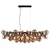 Globo 15633H1S - Luster na sajli UDO 6xE14/25W/230V crna