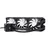 Alphacool Alphacool Eisbaer Pro Aurora 360 Vodni Hladilnik 12 cm Črna, Bela