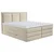 MID.YOU POSTELJA BOXSPRING 200 cm  x 200 cm , tekstil bež