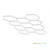 LED plafonsko svetlo HEXLINE LED/513W/230V 4000K 300x516 cm bela
