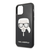 Maska za telefon Karl Lagerfeld Double Layers Glitter Head za iPhone 11 Pro 5.8 crna (KLHCN58DLHBK)