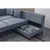 Atelier del Sofa Ugaona garnitura na razvlačenje West Right, 230 x 285 cm, Siva