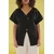 Trendyol Curve Ženska bluza Tbbss25Af00071, Crna