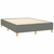 Vidaxl Box spring postelja z vzmetnico LED temno siva 140x200 cm blago