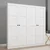 HANAH HOME Ormar Bele boje Lucas 1600 90
