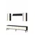 Hanah Home TV komoda Didema 180, antracit / travertin