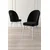 Hanah Home Set stolica Ritim, 44x96x42 cm, 6 komada, Belo-crne