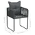 7-dijelni vrtni blagovaonski set od PVC ratana crni