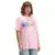 Cropp - Predimenzionirana majica s printom - pastelno pink