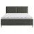 MID.YOU OBLAZINJENA POSTELJA 180 cm x 200 cm , les, tekstil, leseni material antracit