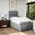 Vidaxl Box spring postelja z vzmetnico svetlo siva 90x200 cm blago