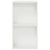 vidaXL Stojalo za drva belo 40x30x75 cm hladno valjano jeklo