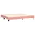 vidaXL Box spring postelja z vzmetnico roza 200x200 cm žamet