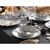 Creatable Jedilni Servis Luna Black Line, 18-Delni
