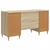 Stol s policom Sonoma 142,5 x 50 x 75 cm Konstruirano drvo