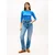 TOMMY HILFIGER Majica New Cody modra/bela