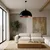 Brilagi - LED luster na sajli METALO 1xE27/40W/230V prečnik 60 cm crna/bakarna
