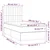 Vidaxl Box spring postelja z vzmetnico temno siva 90x200 cm blago