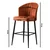 Hanah Home Set 2 barske stolice Sivo-Crni