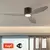 ZEVENTI - LED Stropni ventilator VENTORA LED/24W/230V Wi-Fi Tuya crna/orah +daljinski upravljač
