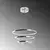 Opviq Luster SIMIT 13685, Srebrni